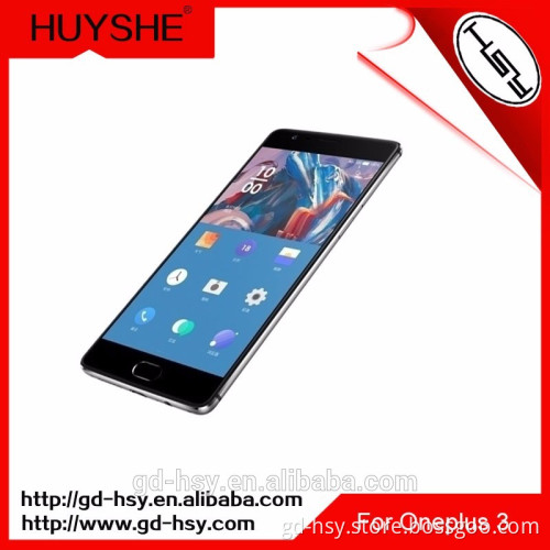 HUYSHE 2.5D full cover tempered glass for oneplus 3 screen protector with black and white colors